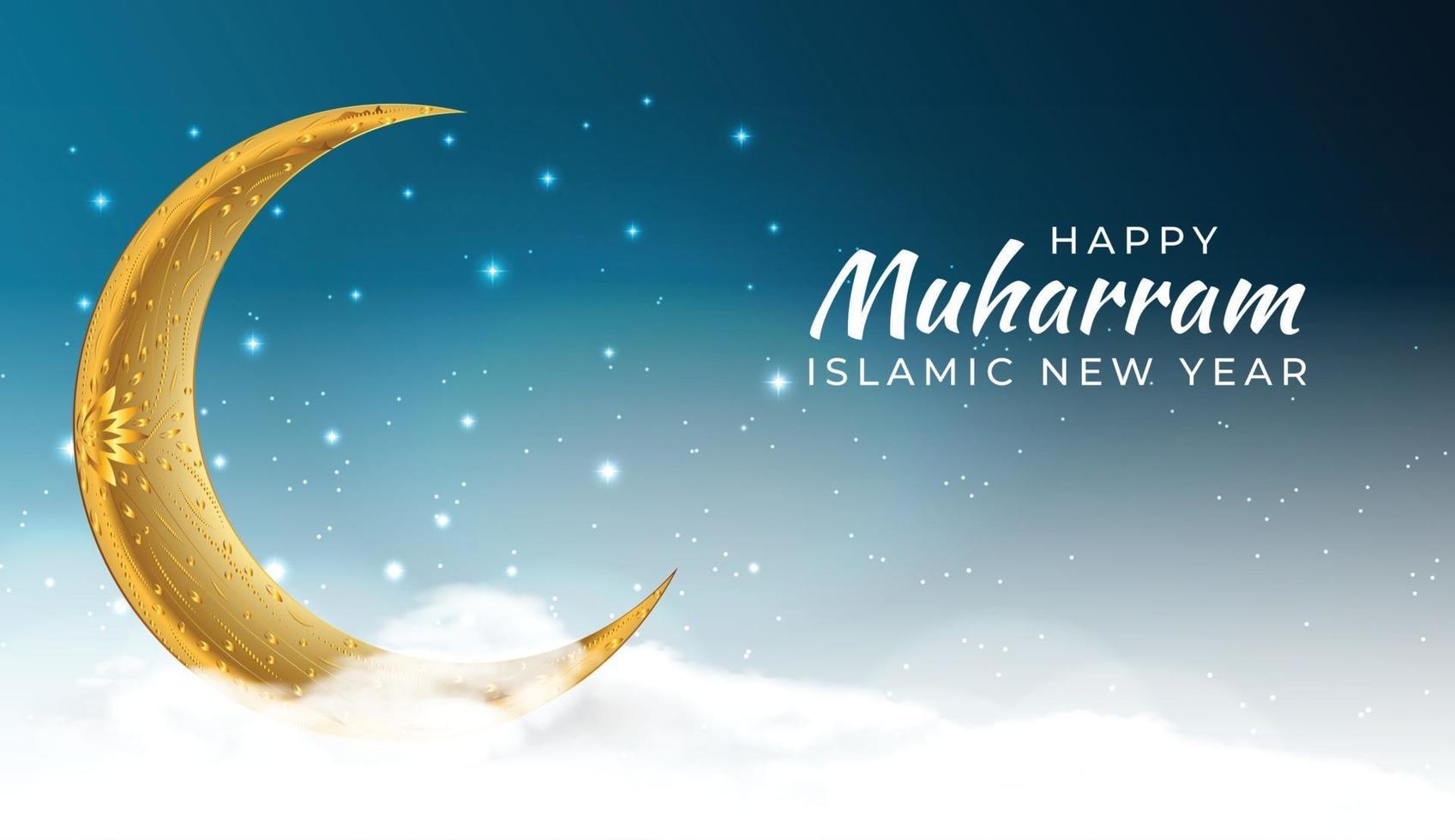 Islamic new year designgrIslamic new year design greeting card ...