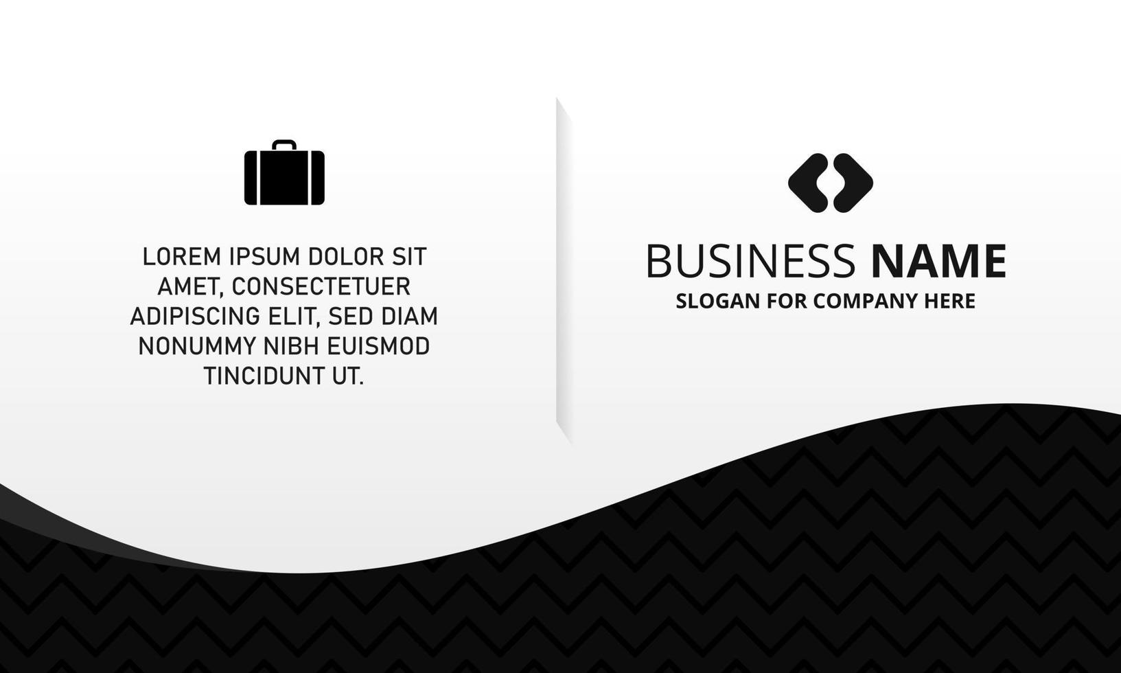 Modern Black White Business Background With Curves vector