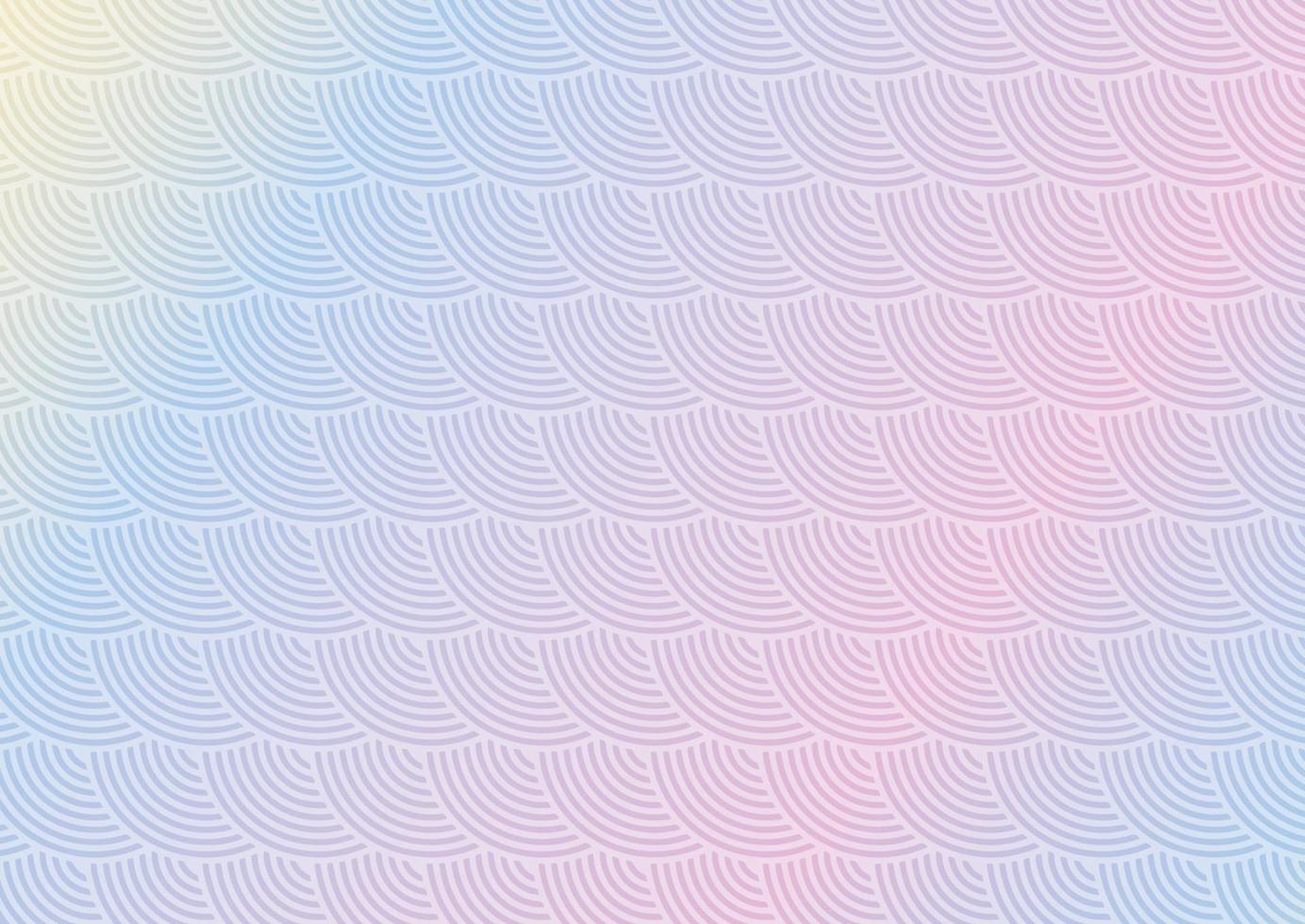 pastel japanese themed pattern background vector