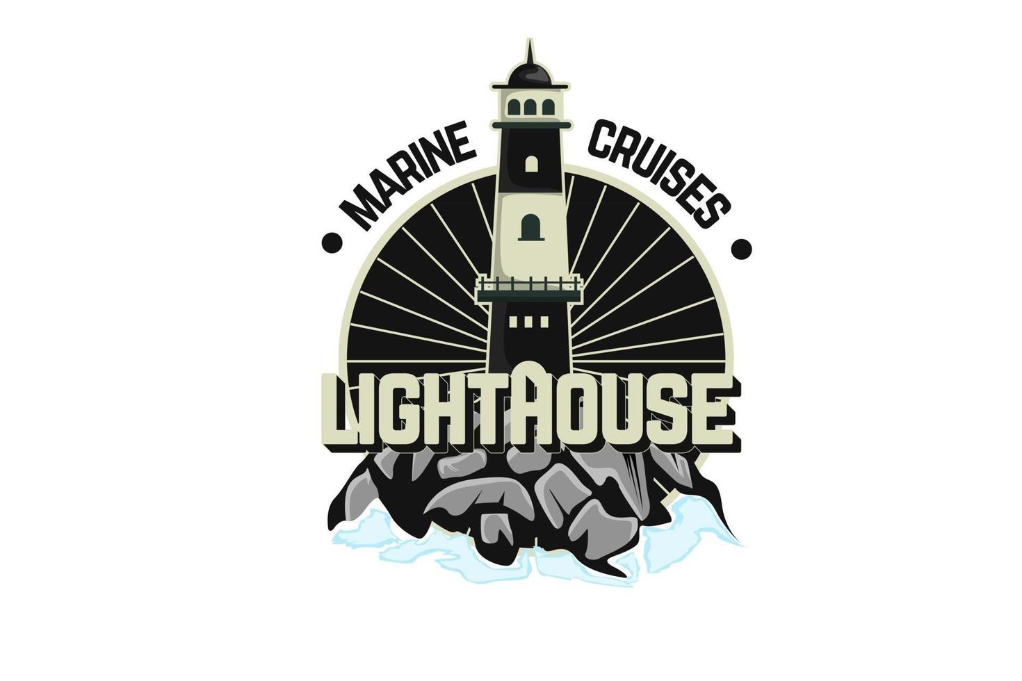 lighthouse illustration  design vector