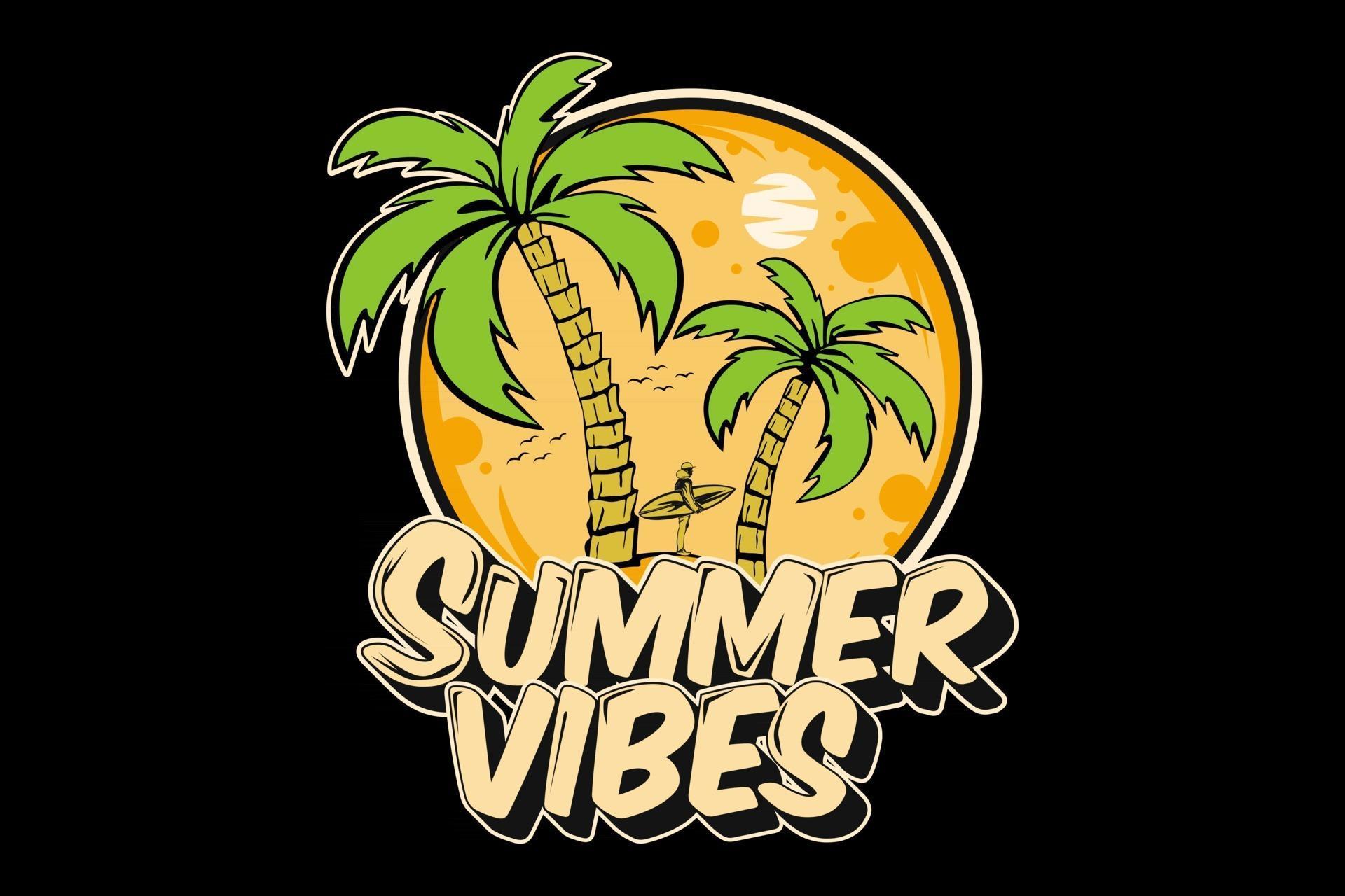 summer vibes illustration design 2690932 Vector Art at Vecteezy