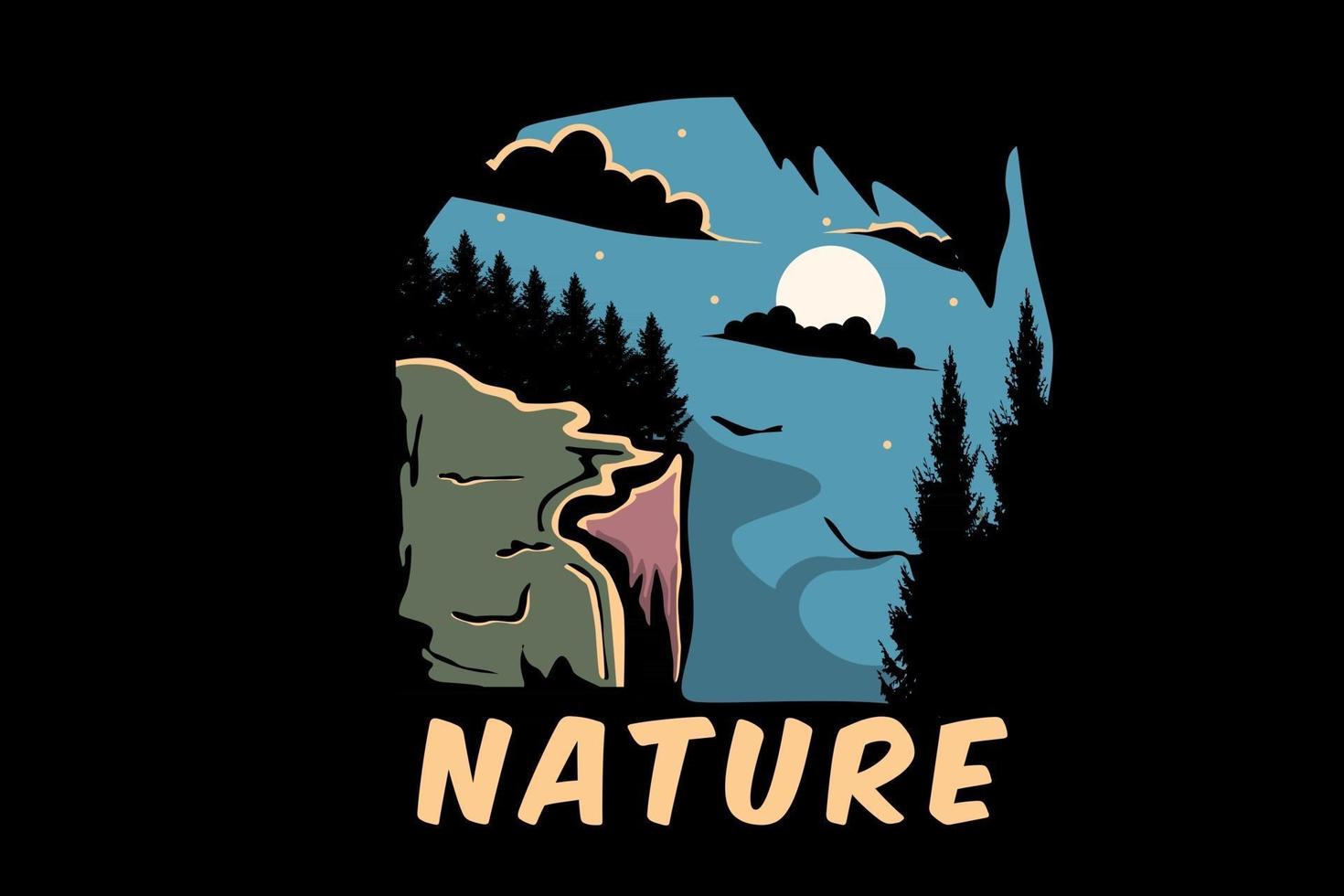 nature illustration design vector