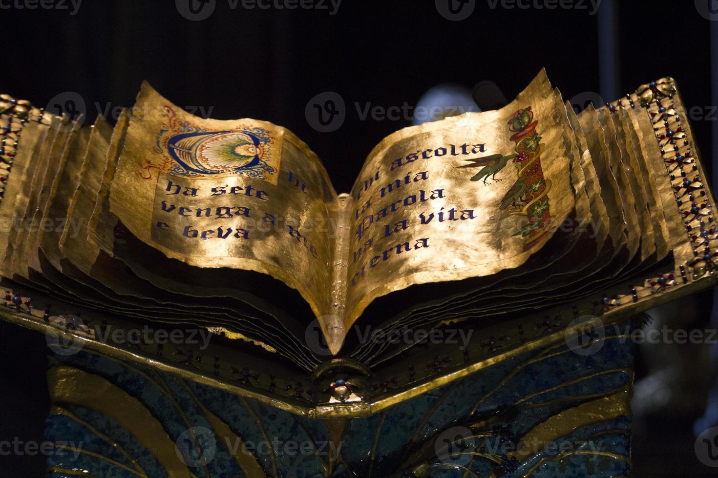 religious gold book photo