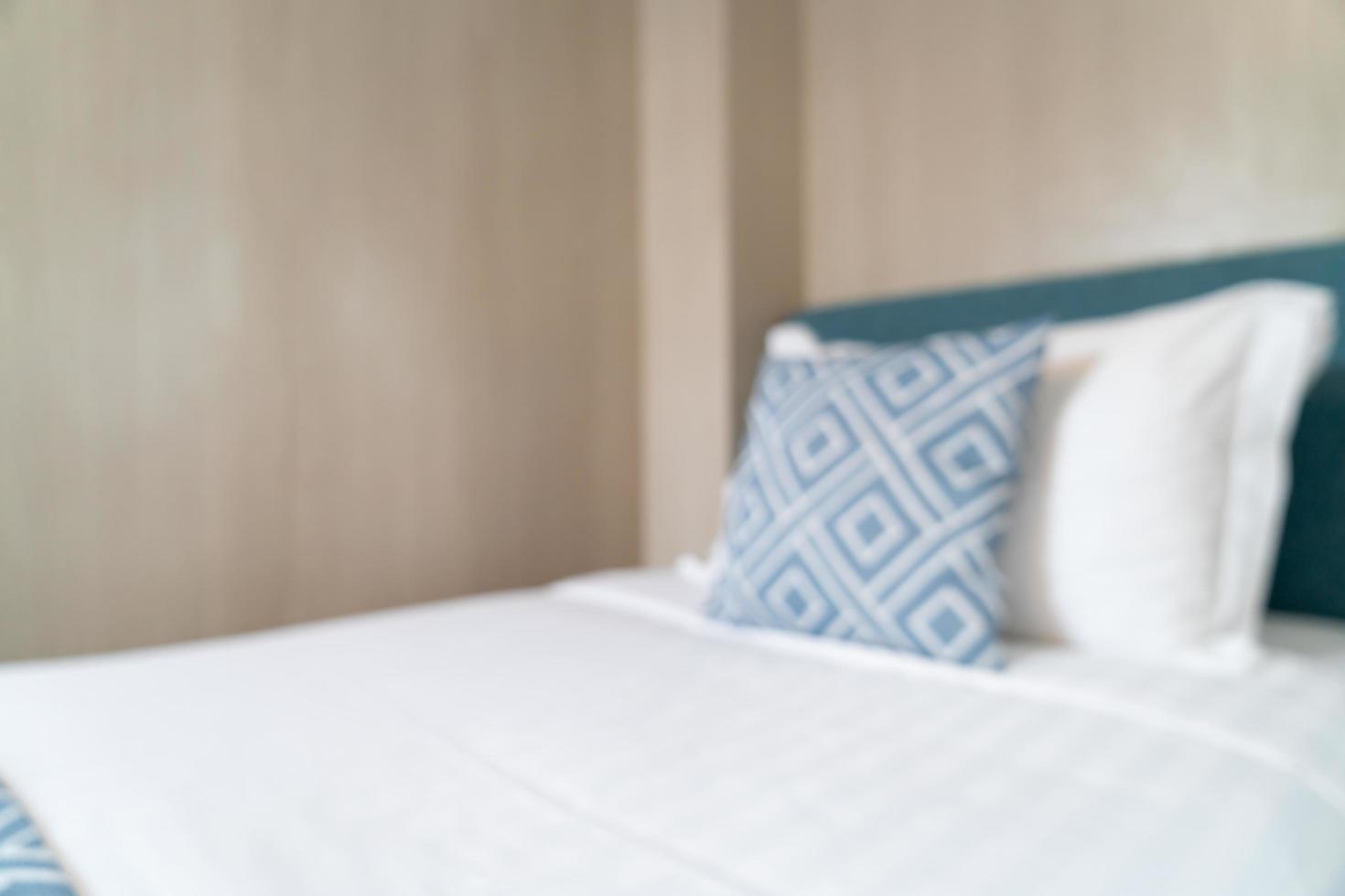 Abstract blur beautiful luxury hotel bedroom photo