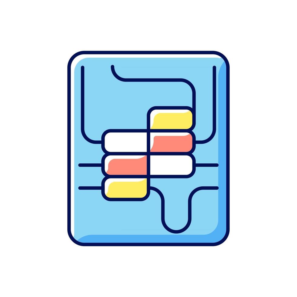 Circuit breaker panel RGB color icon. Distribution board. Electricity supply system. Electrical panel. Metal boxes. Isolated vector illustration. Safety devices simple filled line drawing