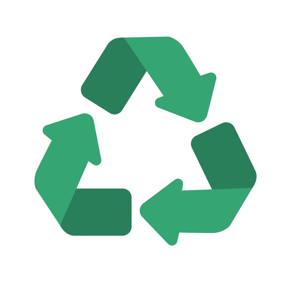 arrows recycle symbol vector