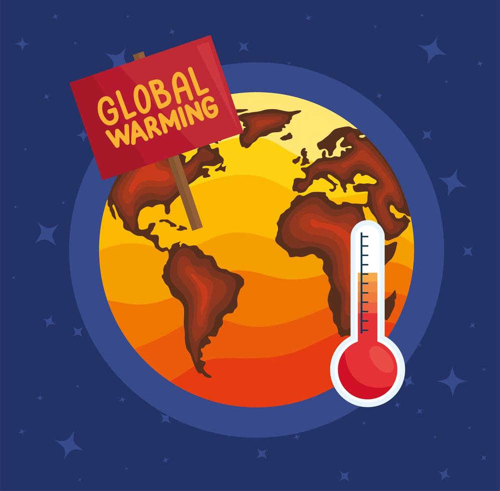 Earth Thermometer Vector Illustration Suitable Global Stock Vector (Royalty  Free) 1535314508