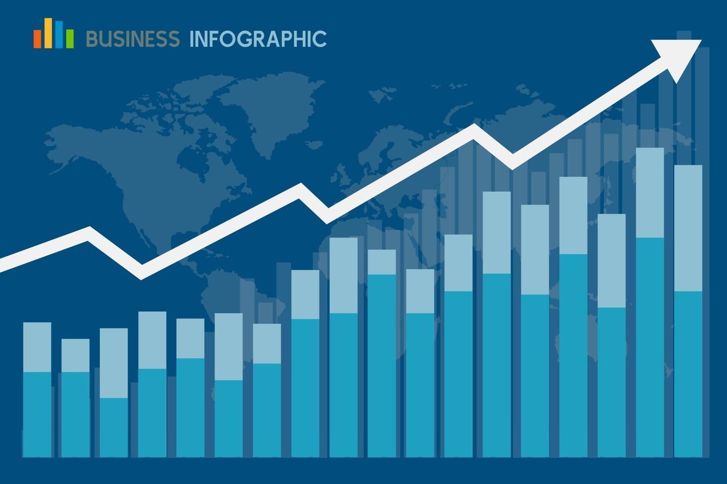 Bar graph vector