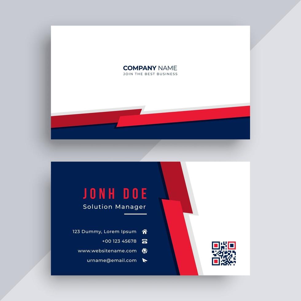 Business card design template vector