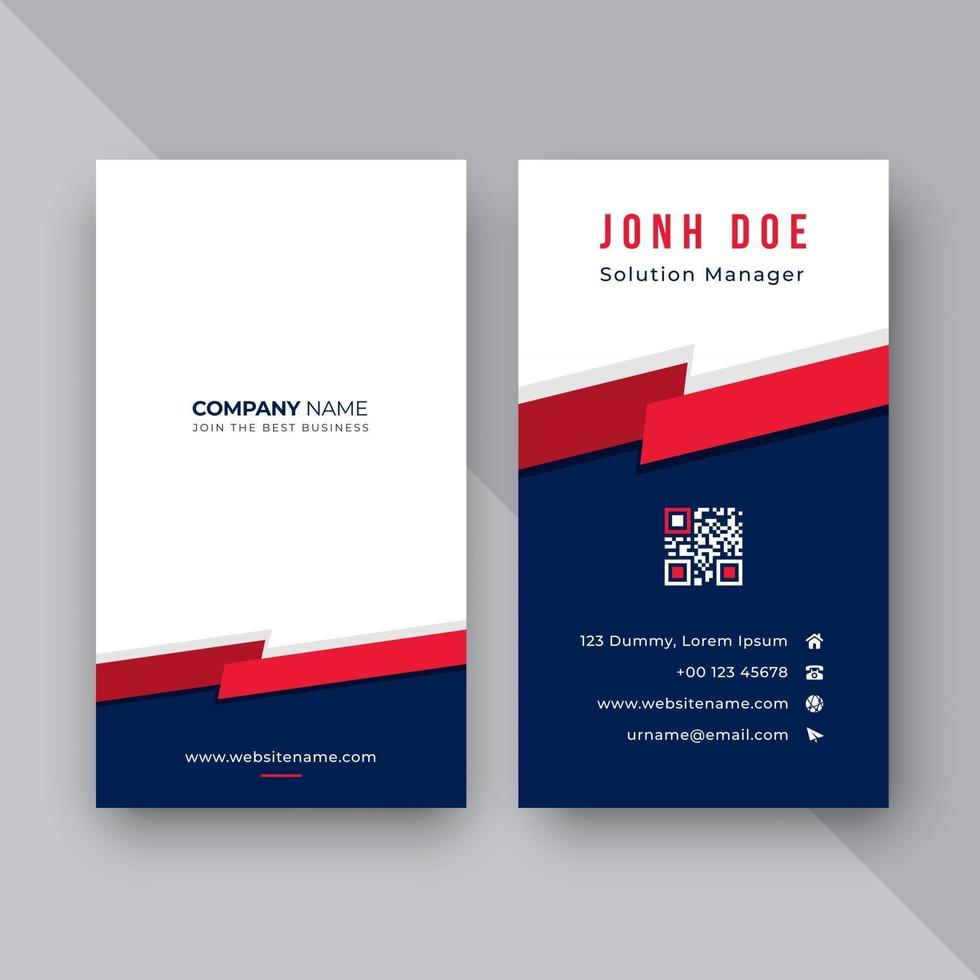 Business card design template vector
