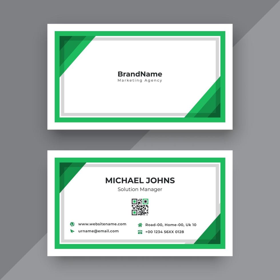 Business card design template vector