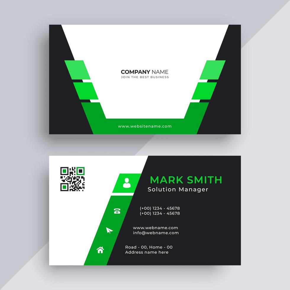 Business card design template vector