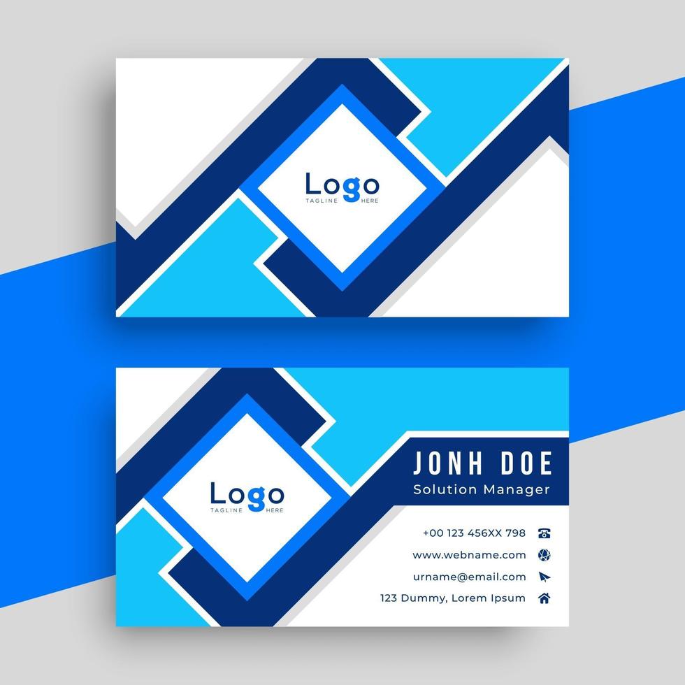 Business card design template vector