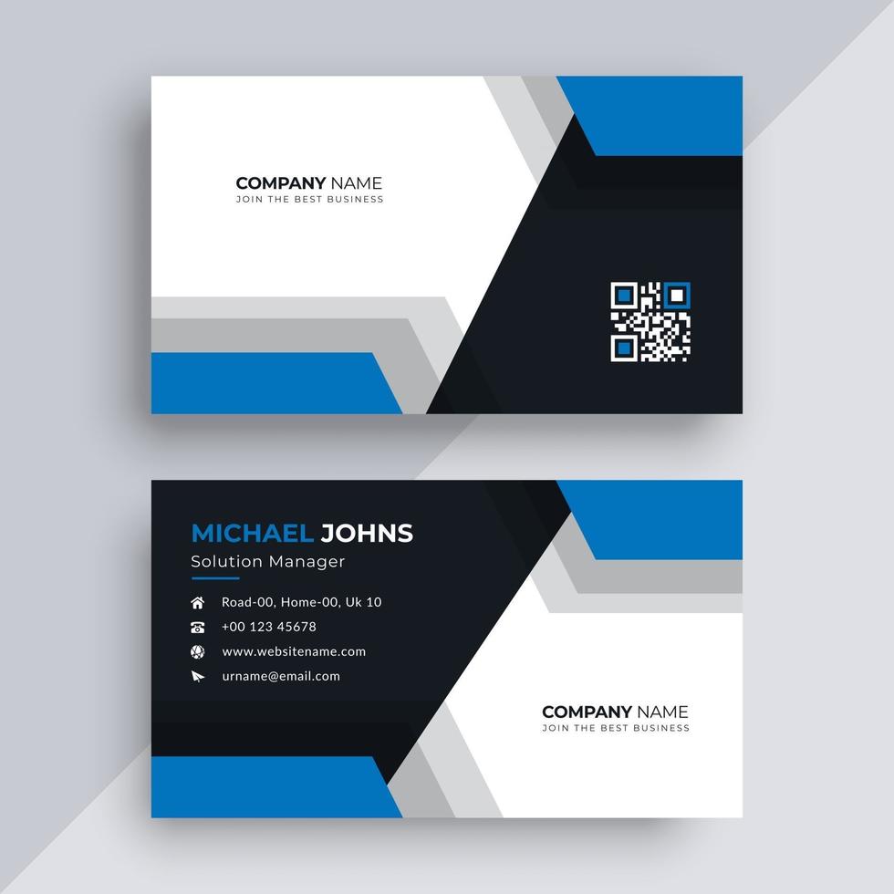 Business card design template vector