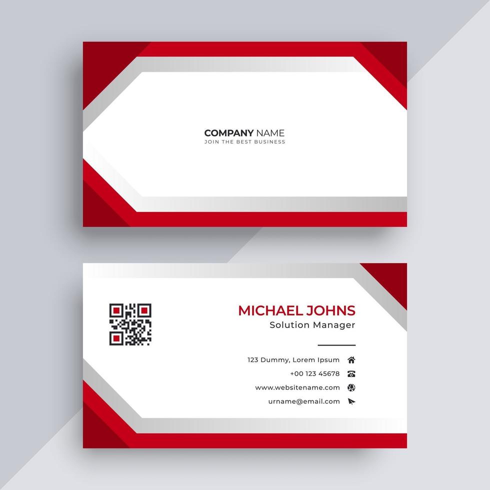 Business card design template vector