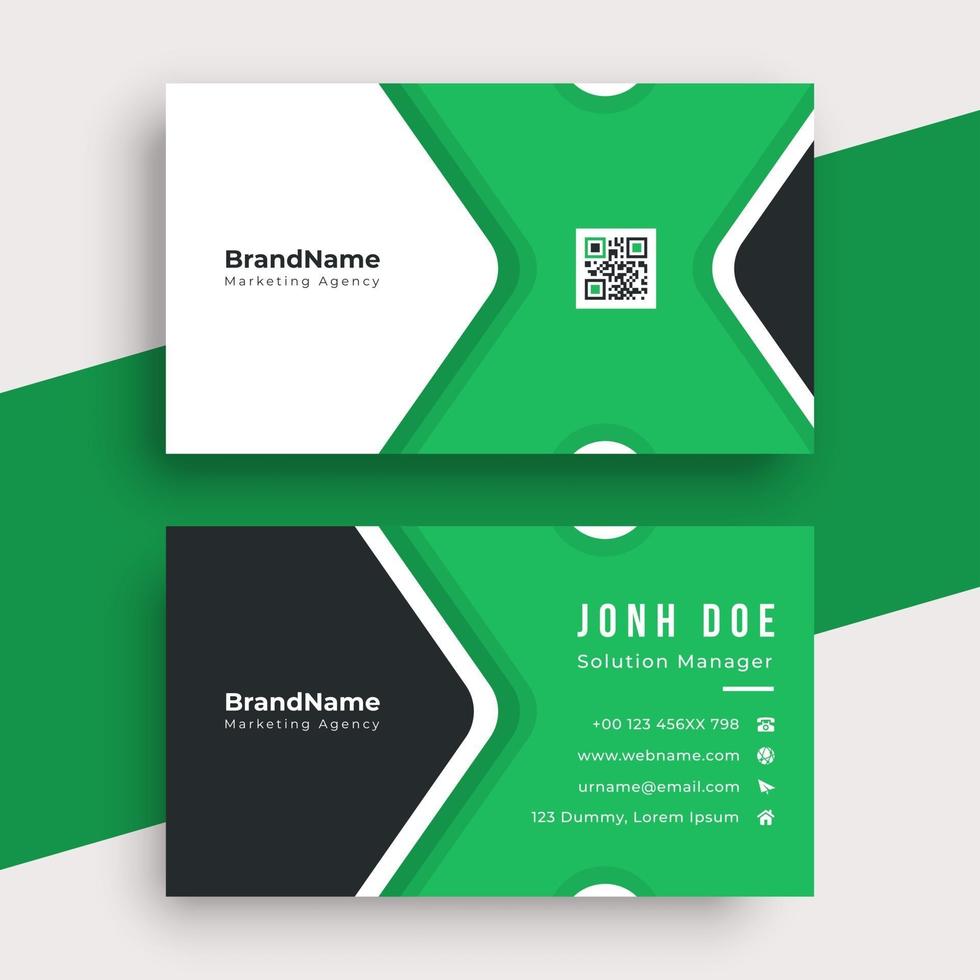Business card design template vector