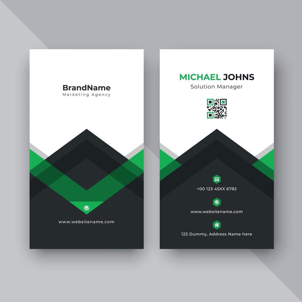 Business card design template vector