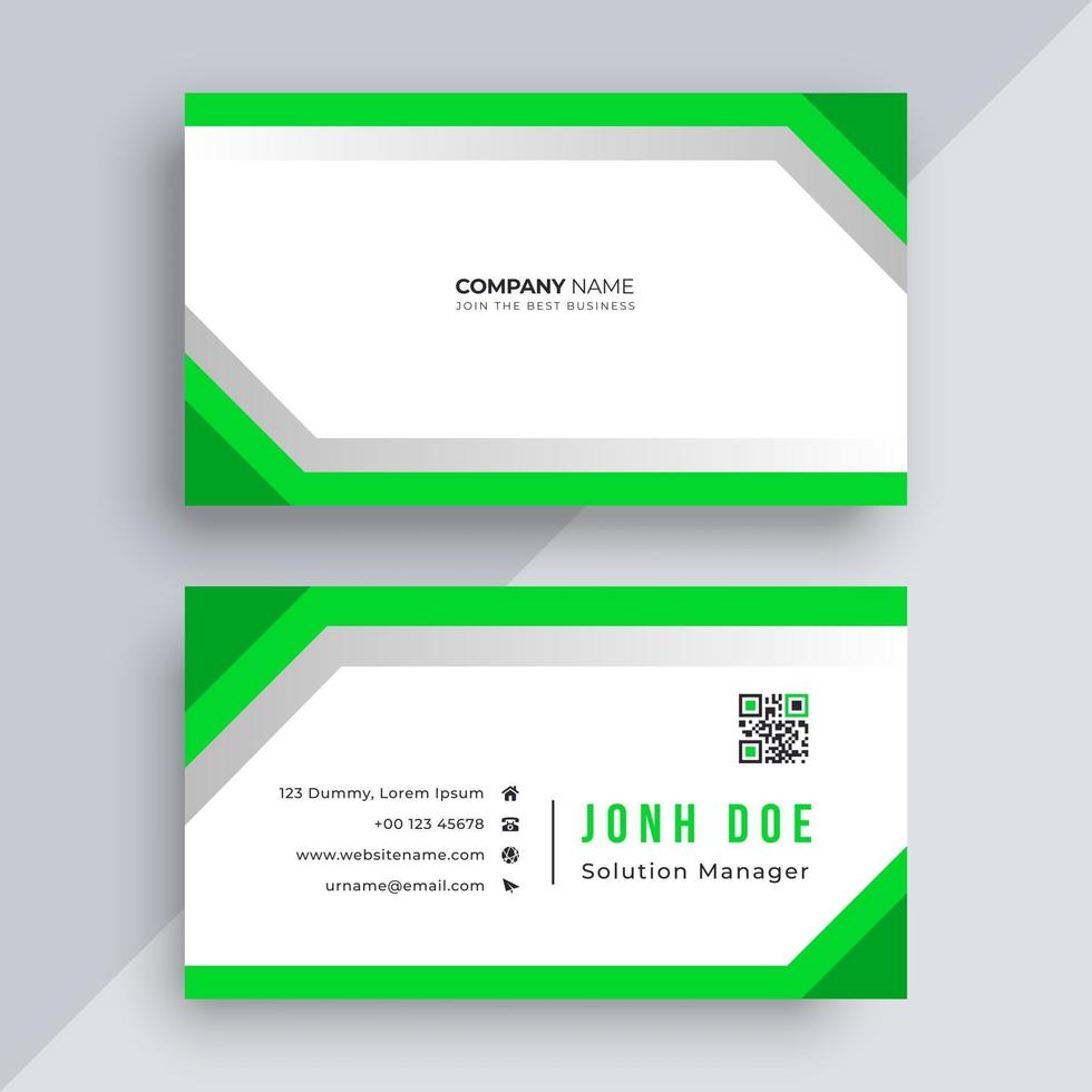 Business card design template vector