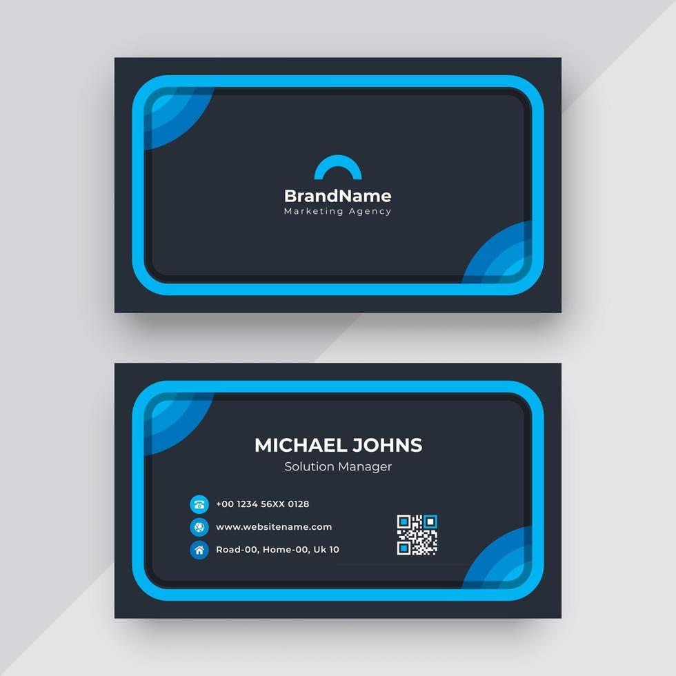 Business card design template vector