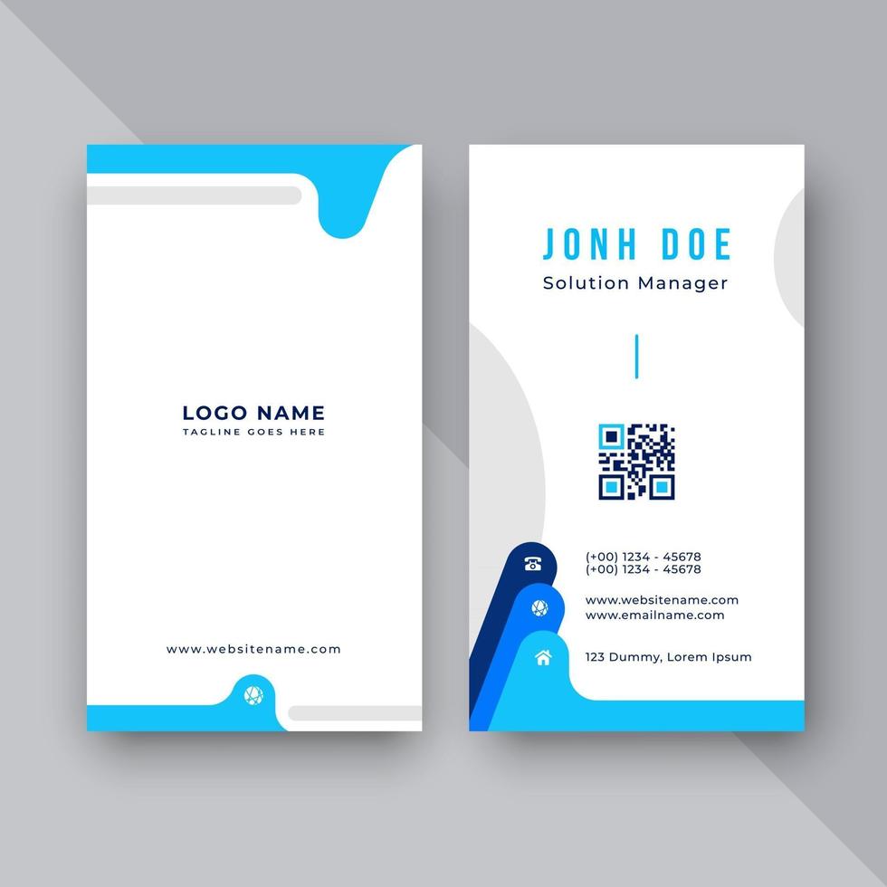 Business card design template vector