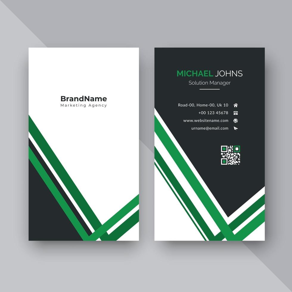 Business card design template vector