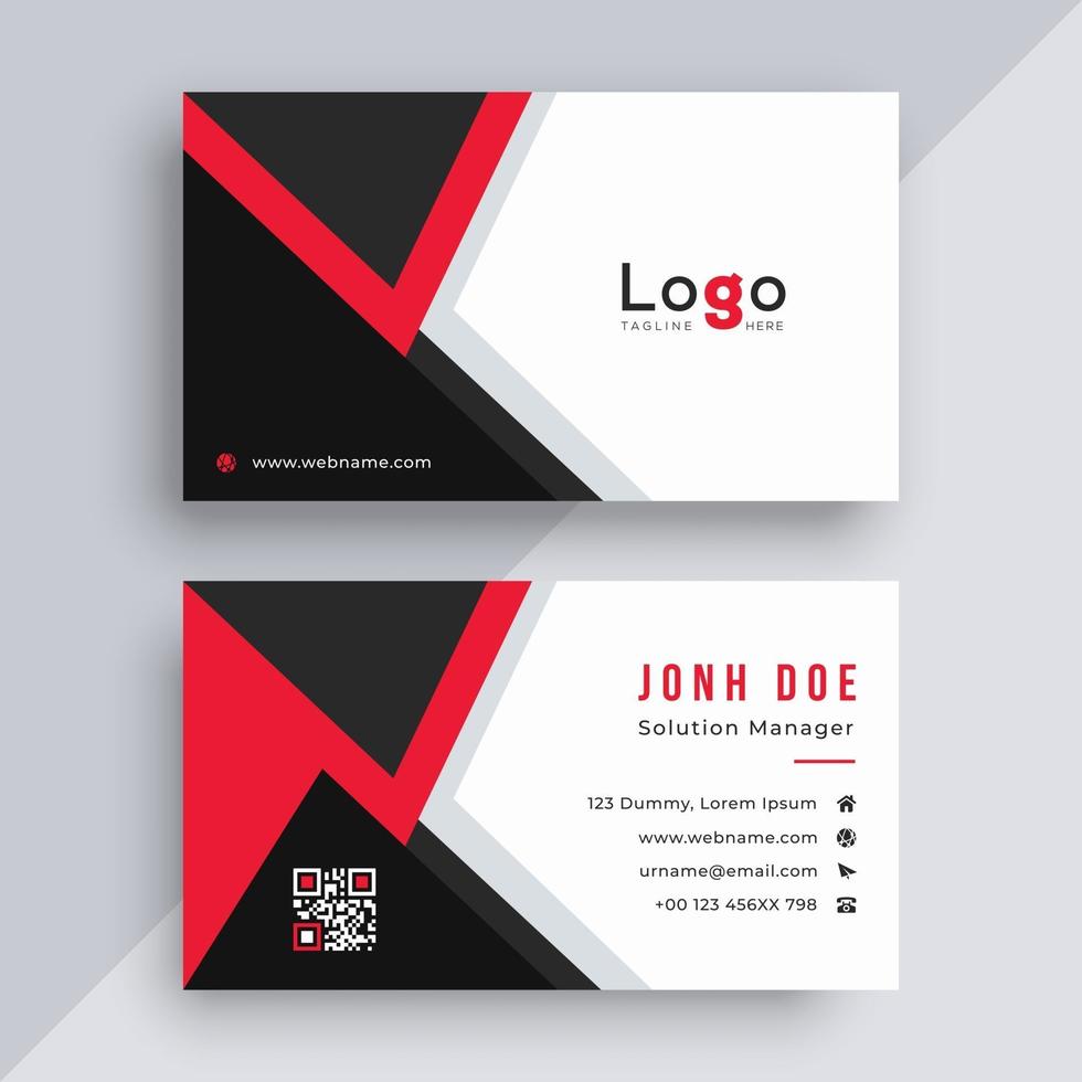 Business card design vector