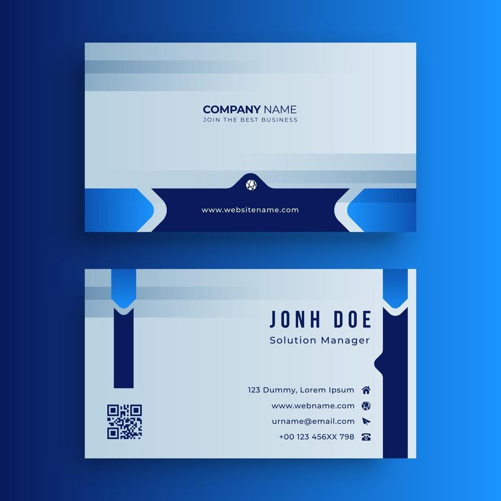 Business card design template vector