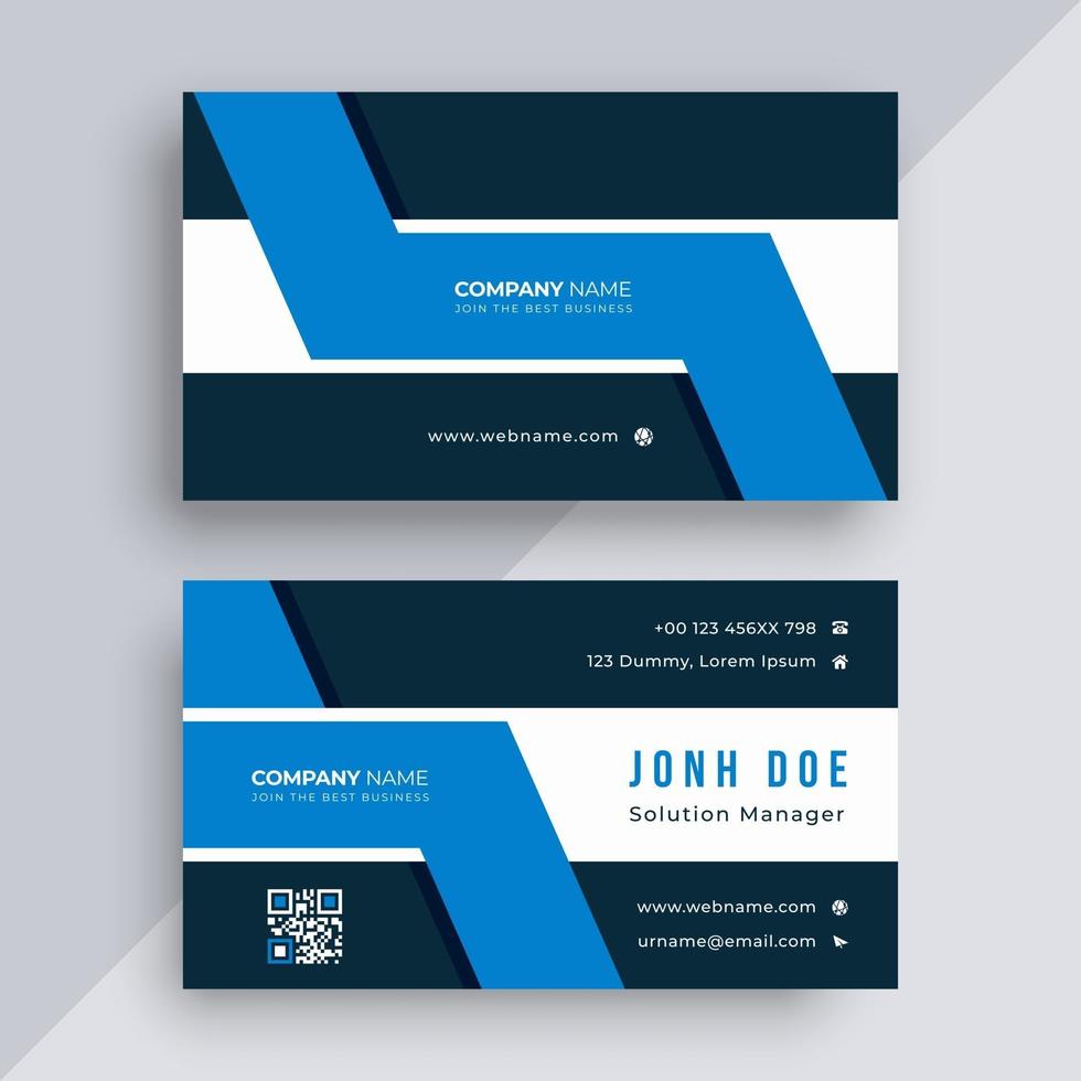 Business card design template vector