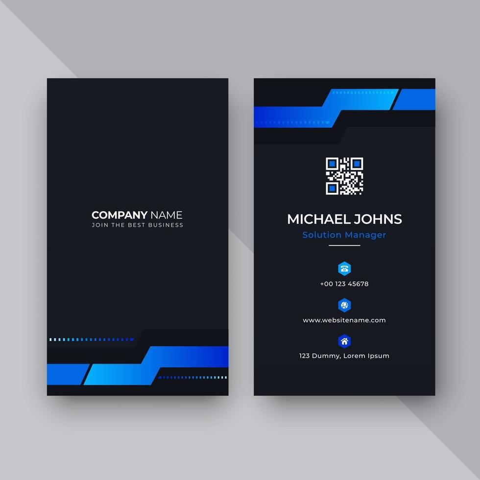 Business card design template vector