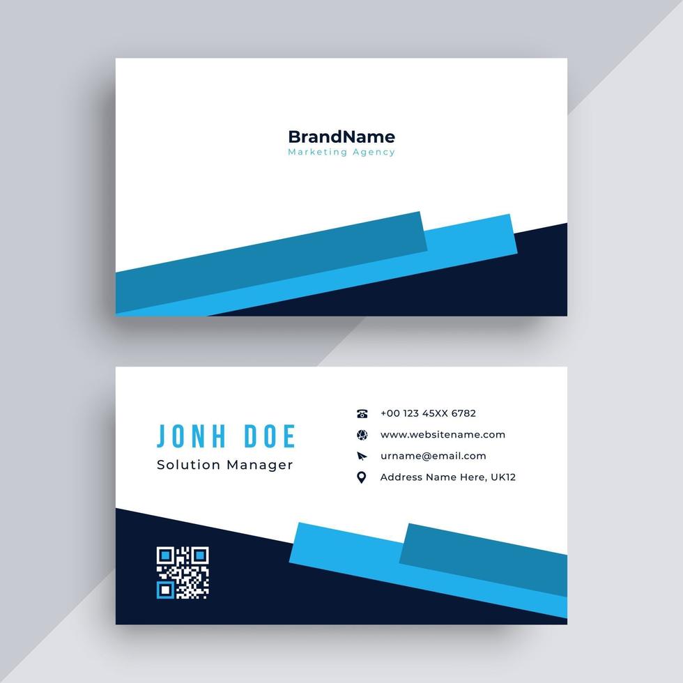 Business card design template vector