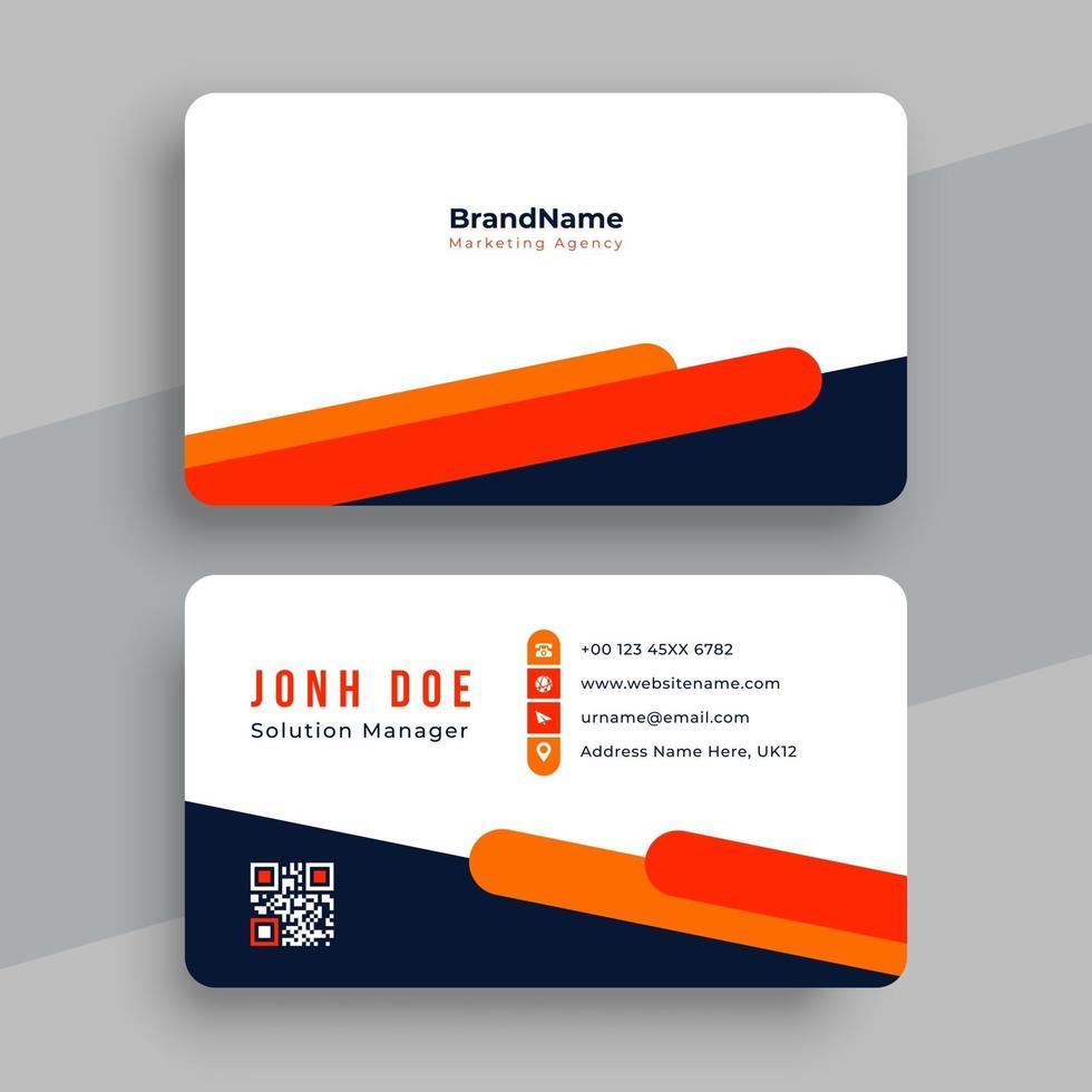 Business card design vector