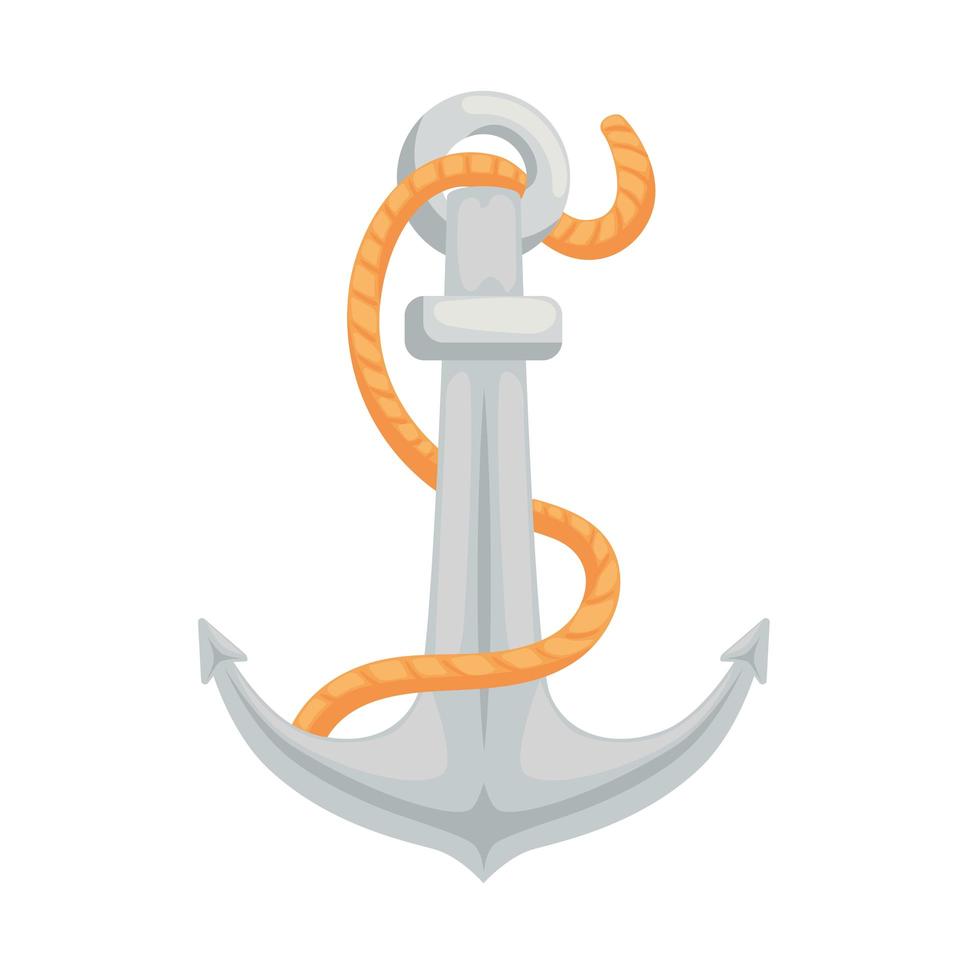 anchor marine icon vector