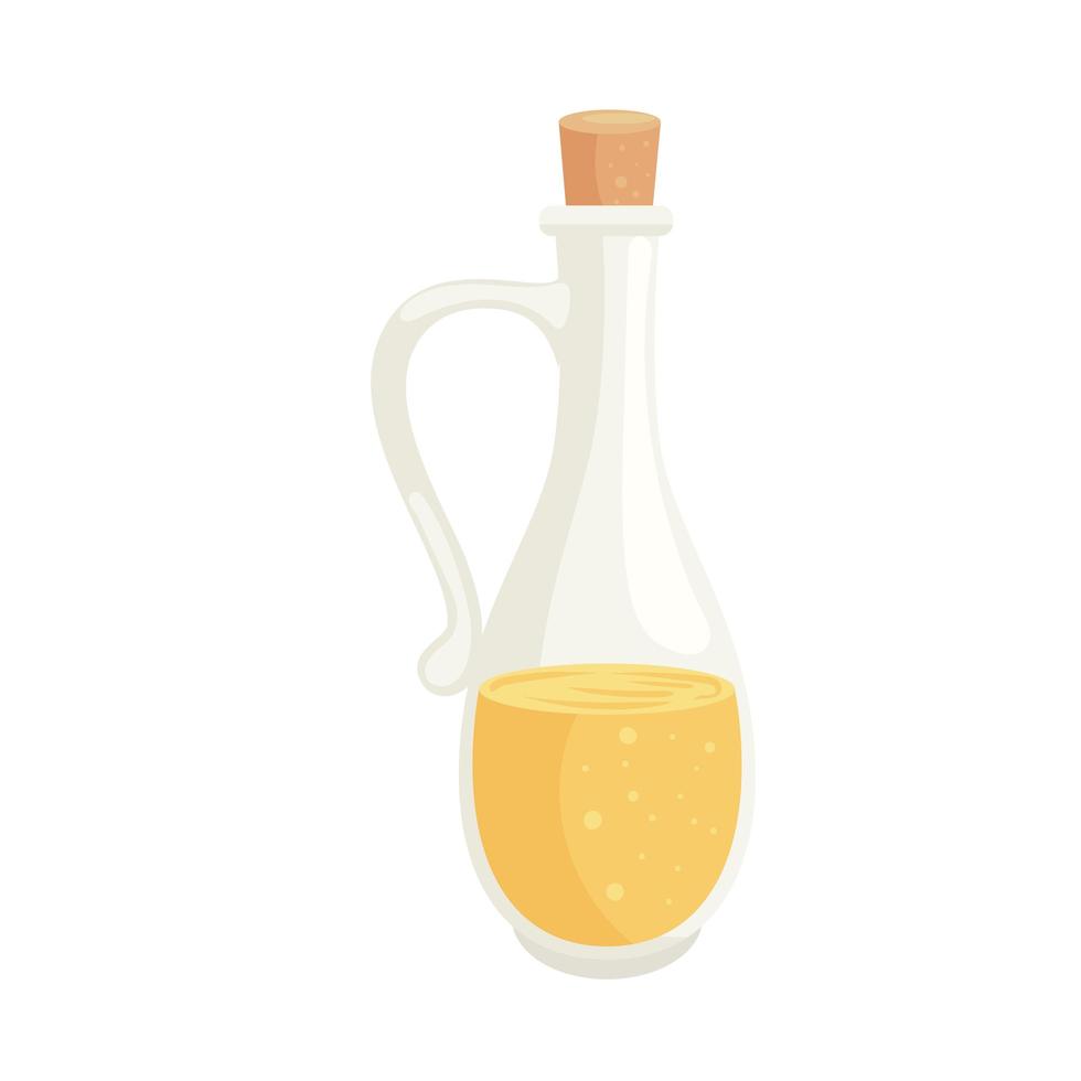 olive oil jar vector