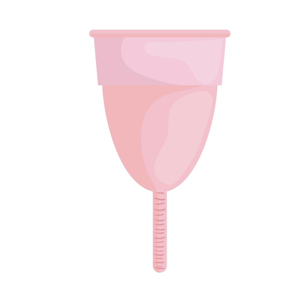 icono de copa menstrual vector