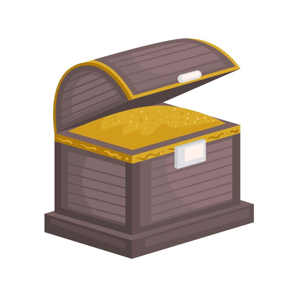 treasure chest icon vector