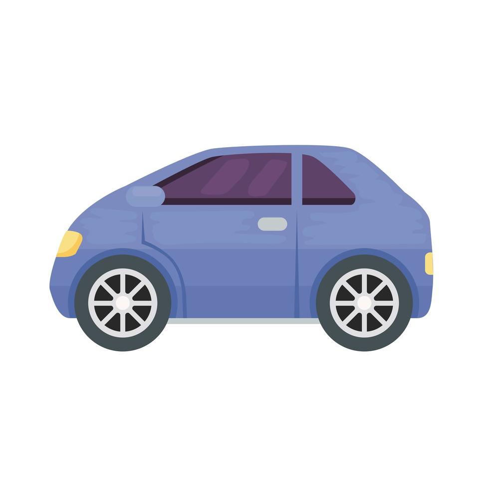 purple car vehicle vector