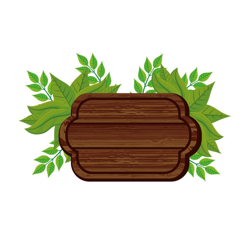 nature wood signal vector