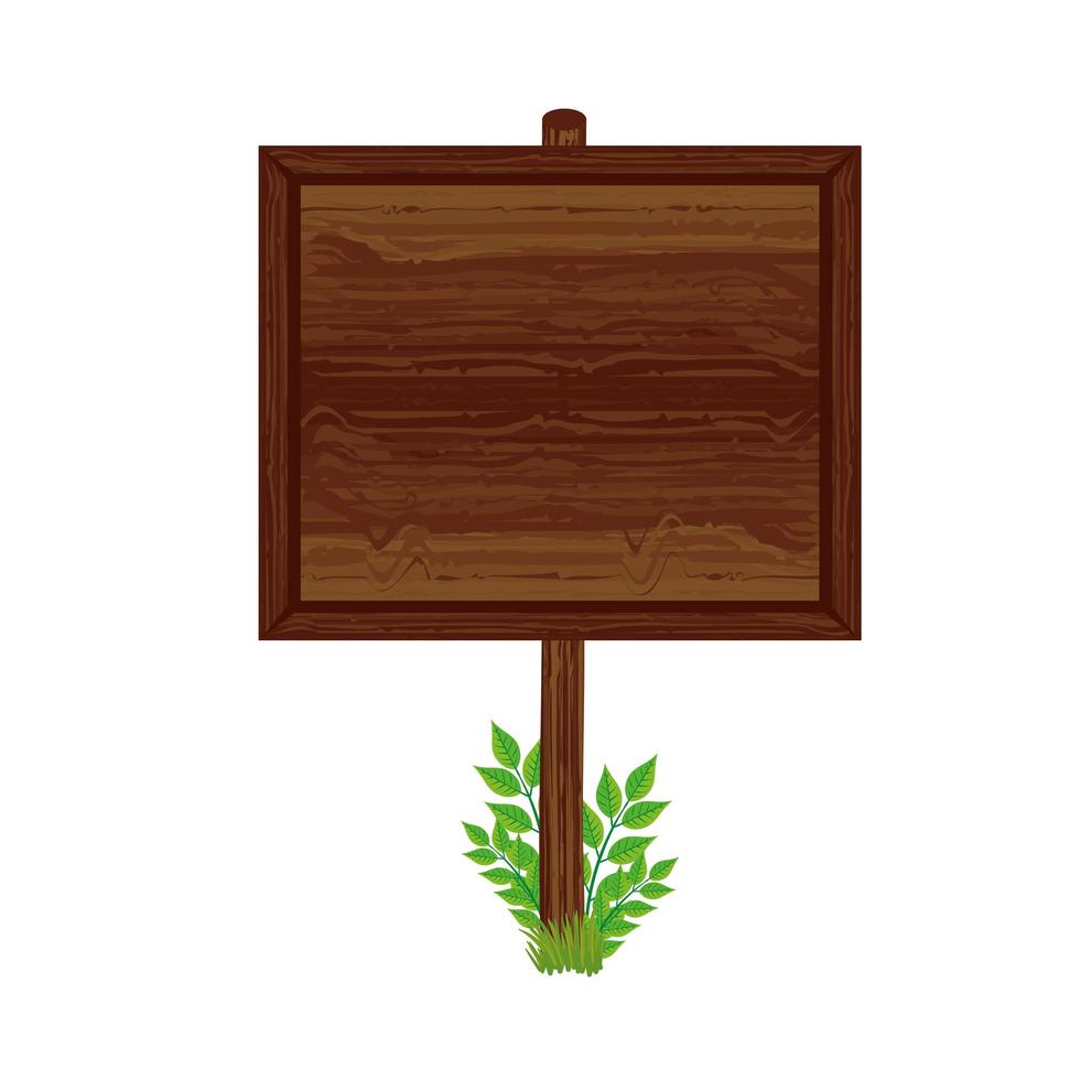 square wood signal vector