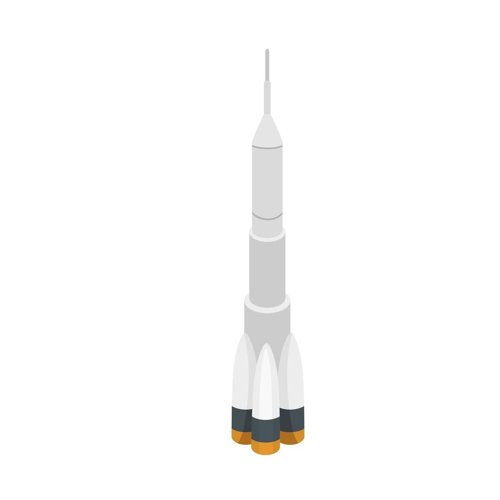 space rocket launcher vector