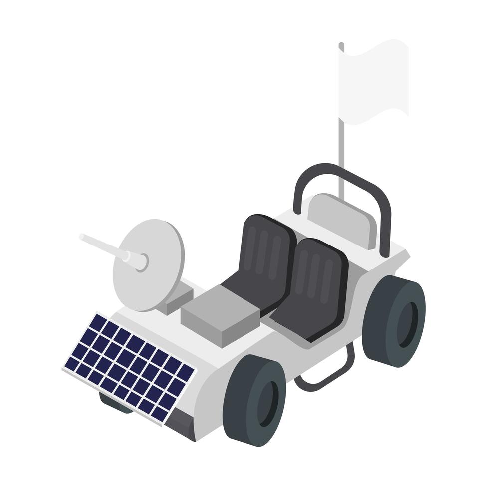 space explorer cart vector