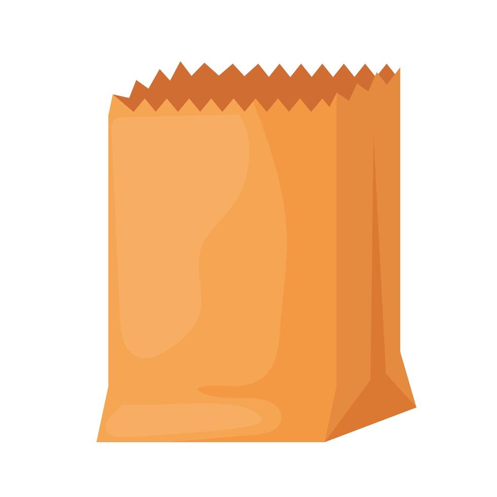 paper shopping bag vector