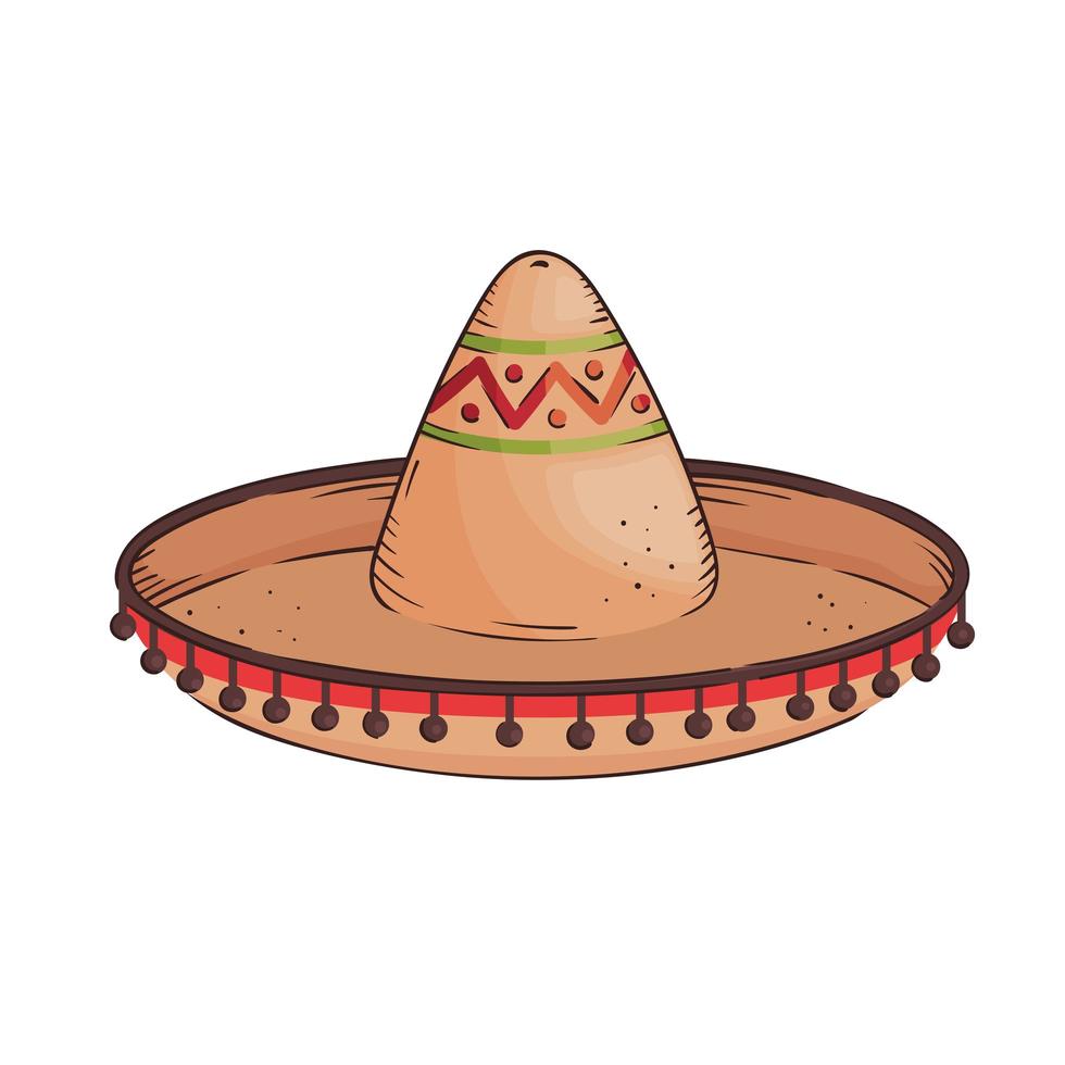 mexican mariachi hat vector