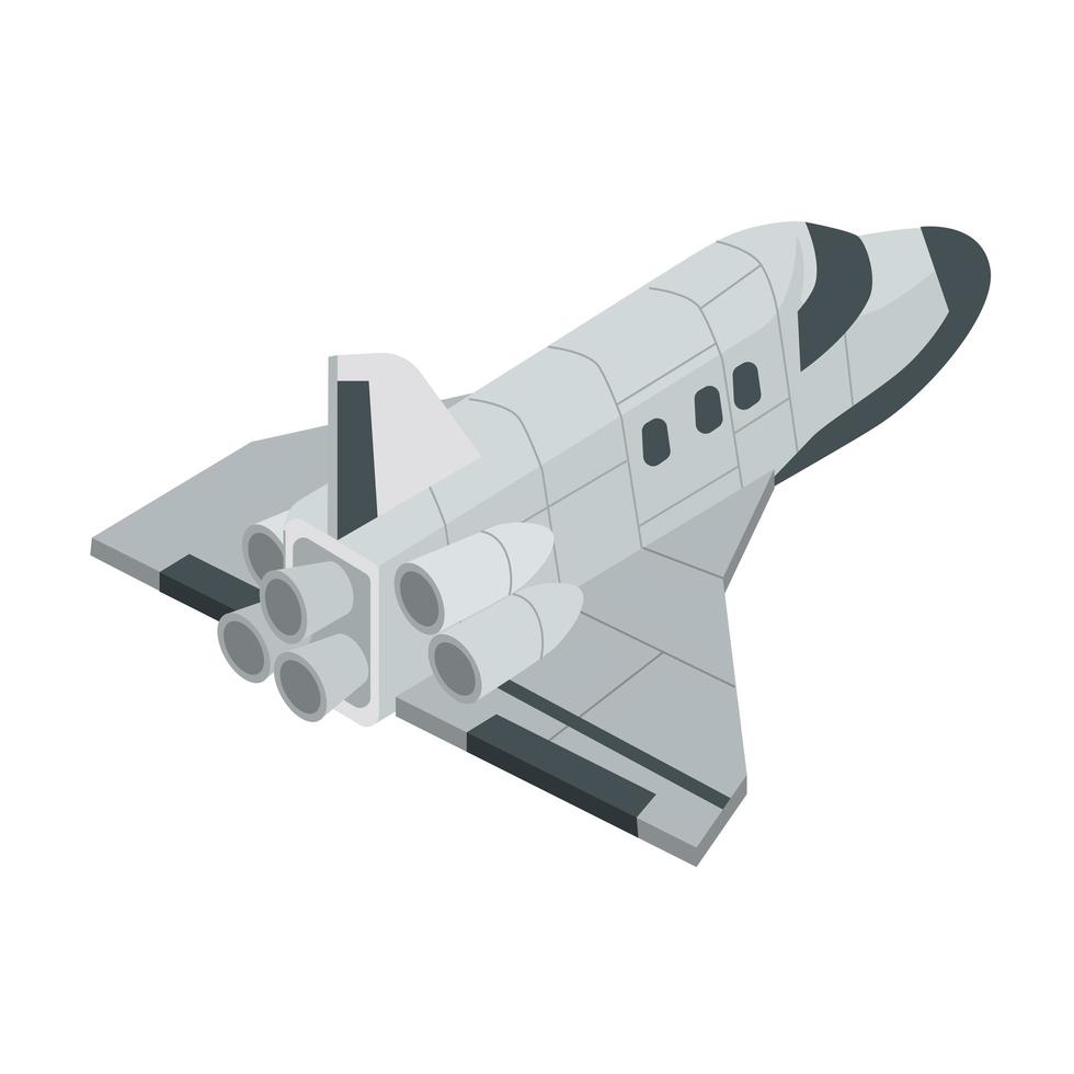 spaceship flying space vector