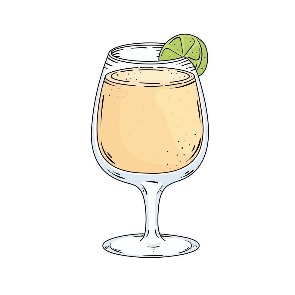 cocktail cup icon vector