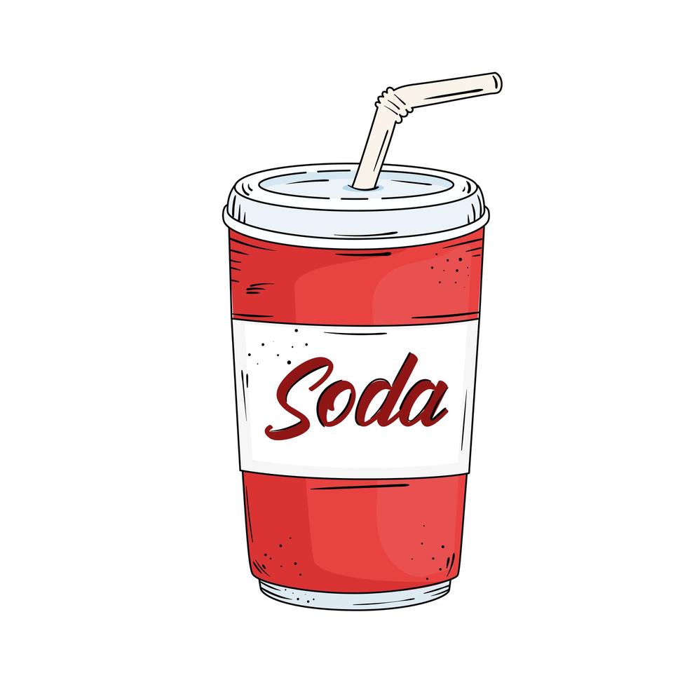 soda take away vector