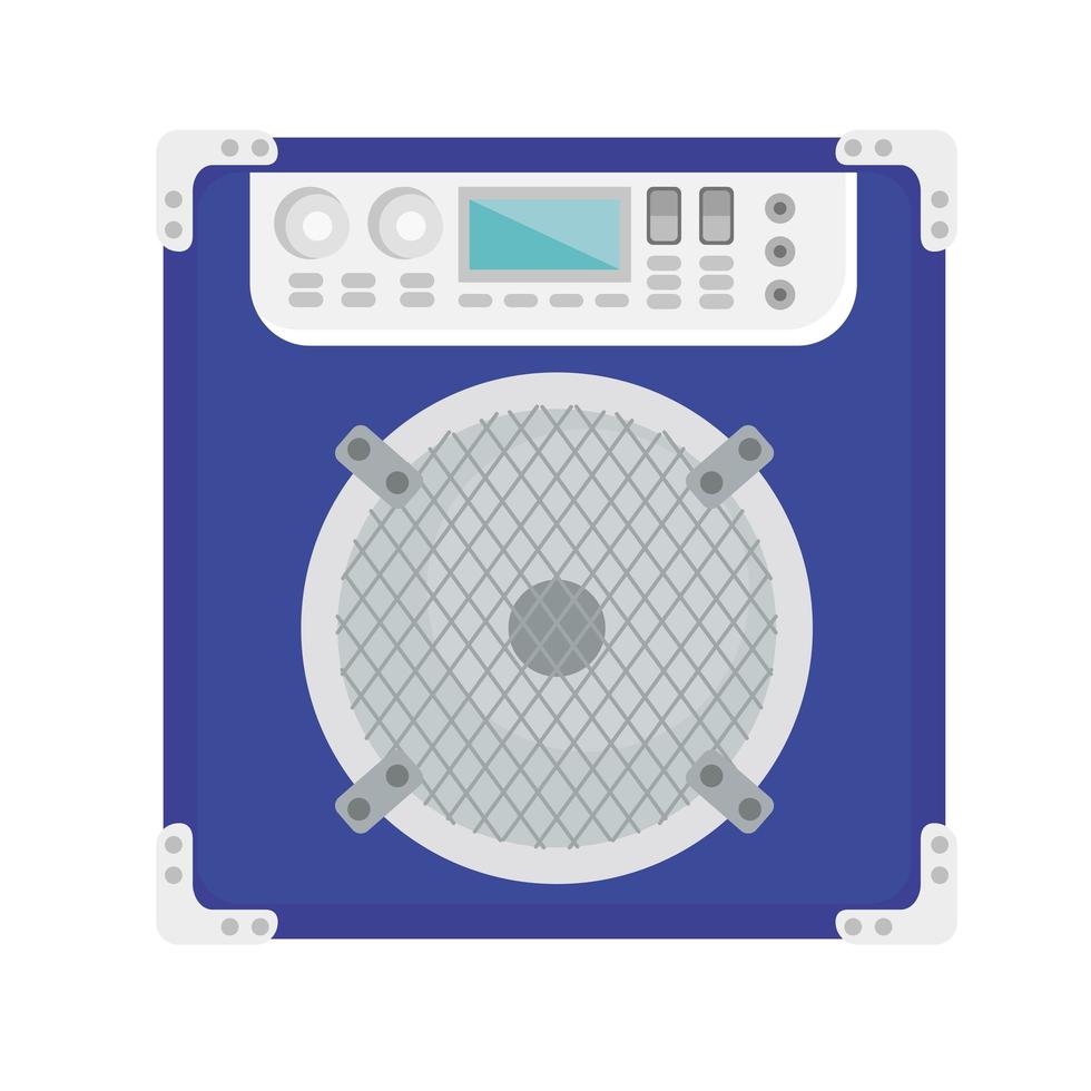 icono de dispositivo de sonido de audio de altavoz vector