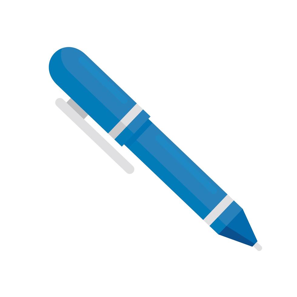 pen ink supply isolated icon vector