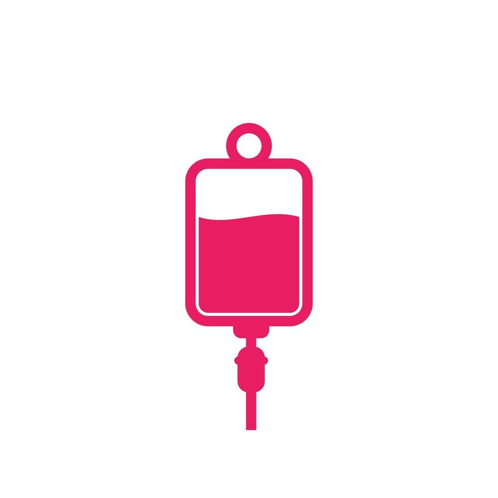 iv bag icon, vector