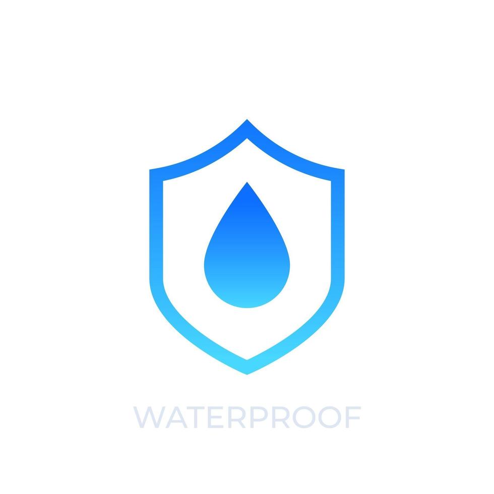 waterproof vector icon