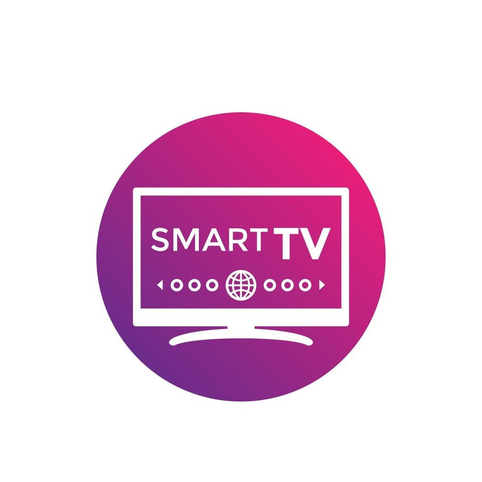 Smart tv vector icon